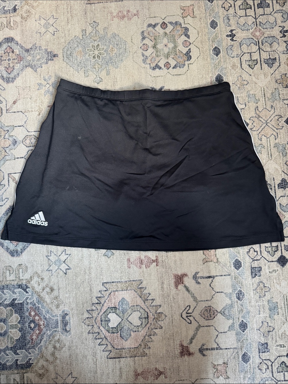 adidas Black Sport Skort with White Logo